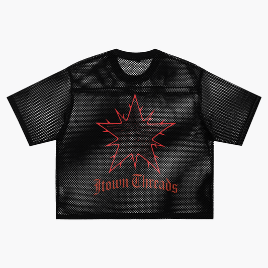 See-through Boxy Net T-Shirt