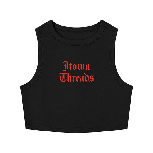 Women's Tight Crewneck Crop Tank Top