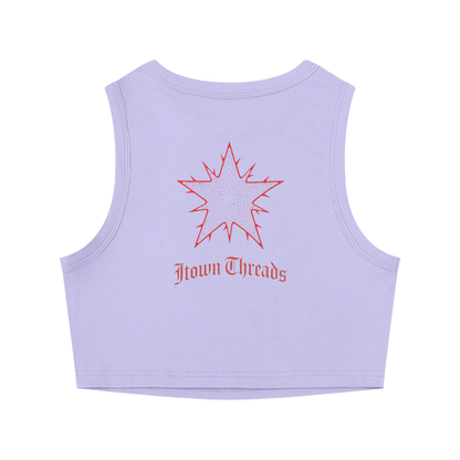 Women's Tight Crewneck Crop Tank Top