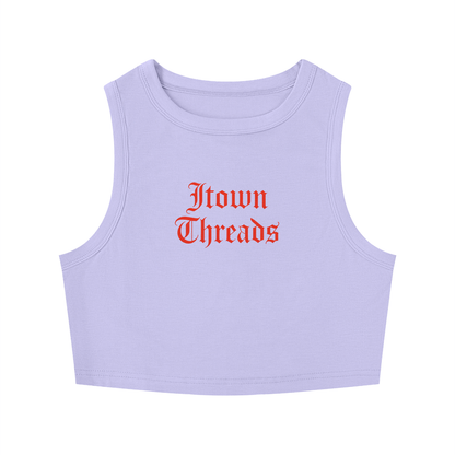 Women's Tight Crewneck Crop Tank Top