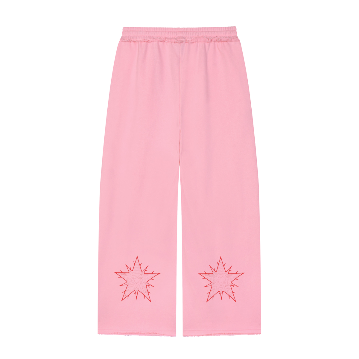 Women’s Wide Leg Raw Edge Sweatpants