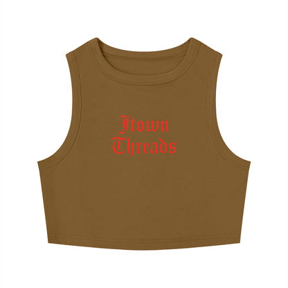 Women's Tight Crewneck Crop Tank Top