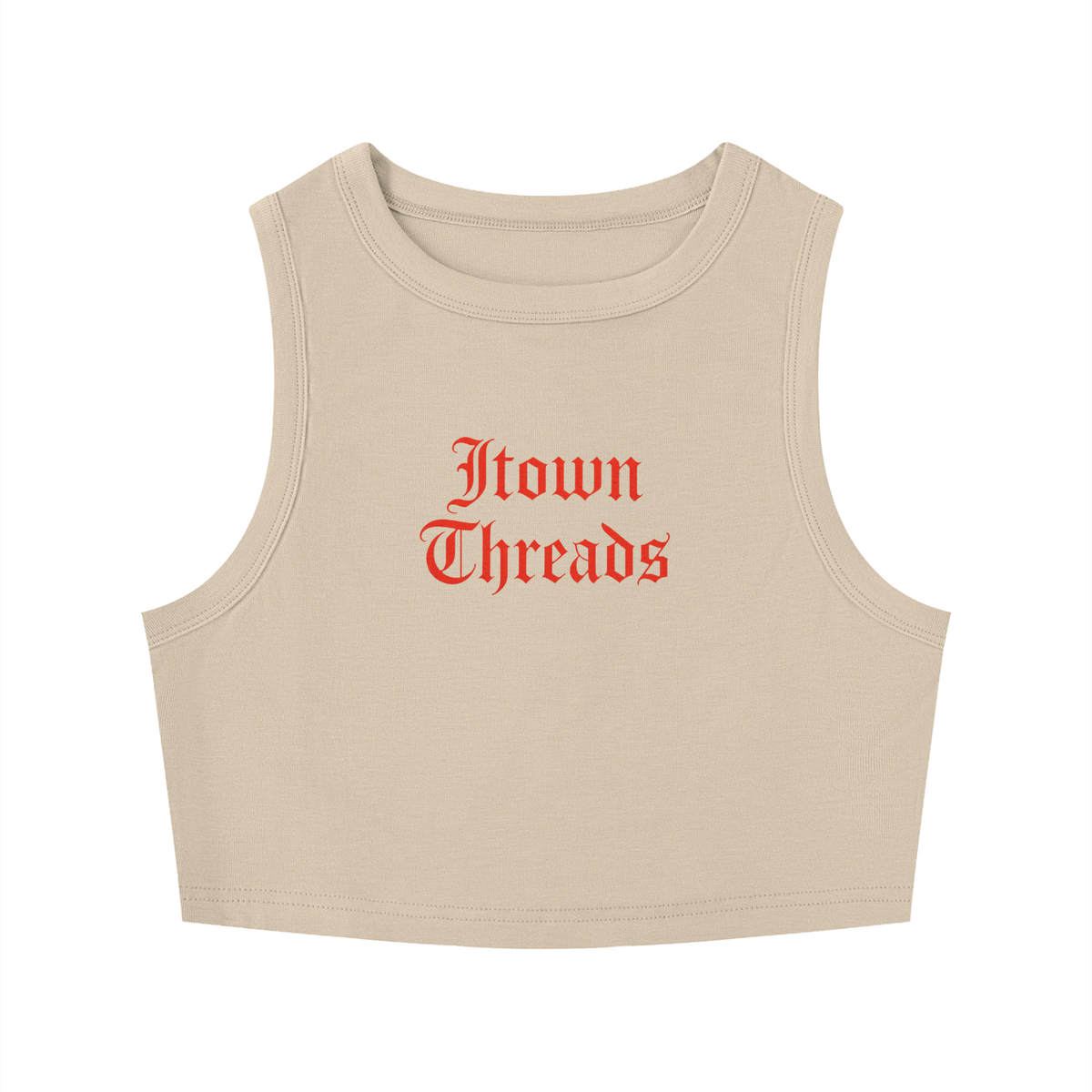Women's Tight Crewneck Crop Tank Top