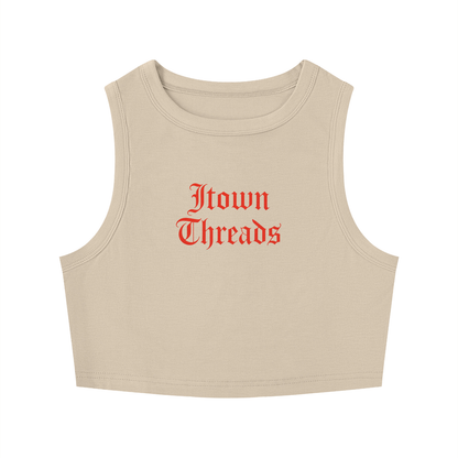 Women's Tight Crewneck Crop Tank Top