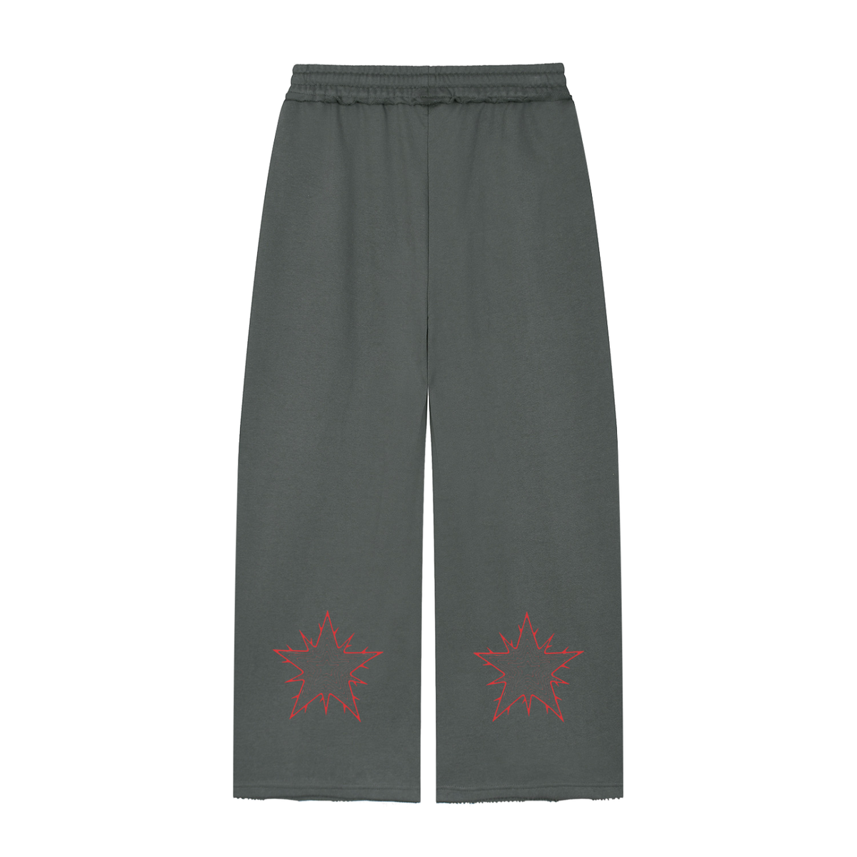 Women’s Wide Leg Raw Edge Sweatpants