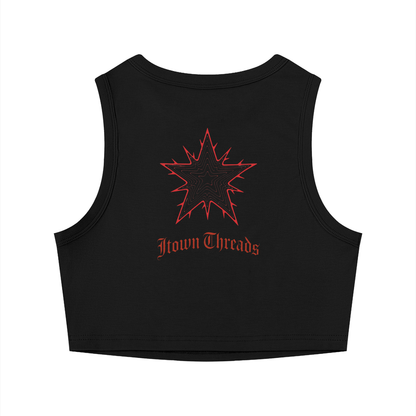 Women's Tight Crewneck Crop Tank Top