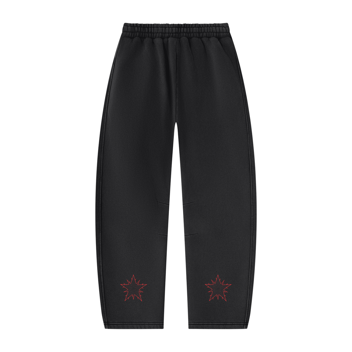 Unisex Vintage Wash Barrel Leg Fleece Sweatpants