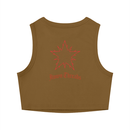 Women's Tight Crewneck Crop Tank Top