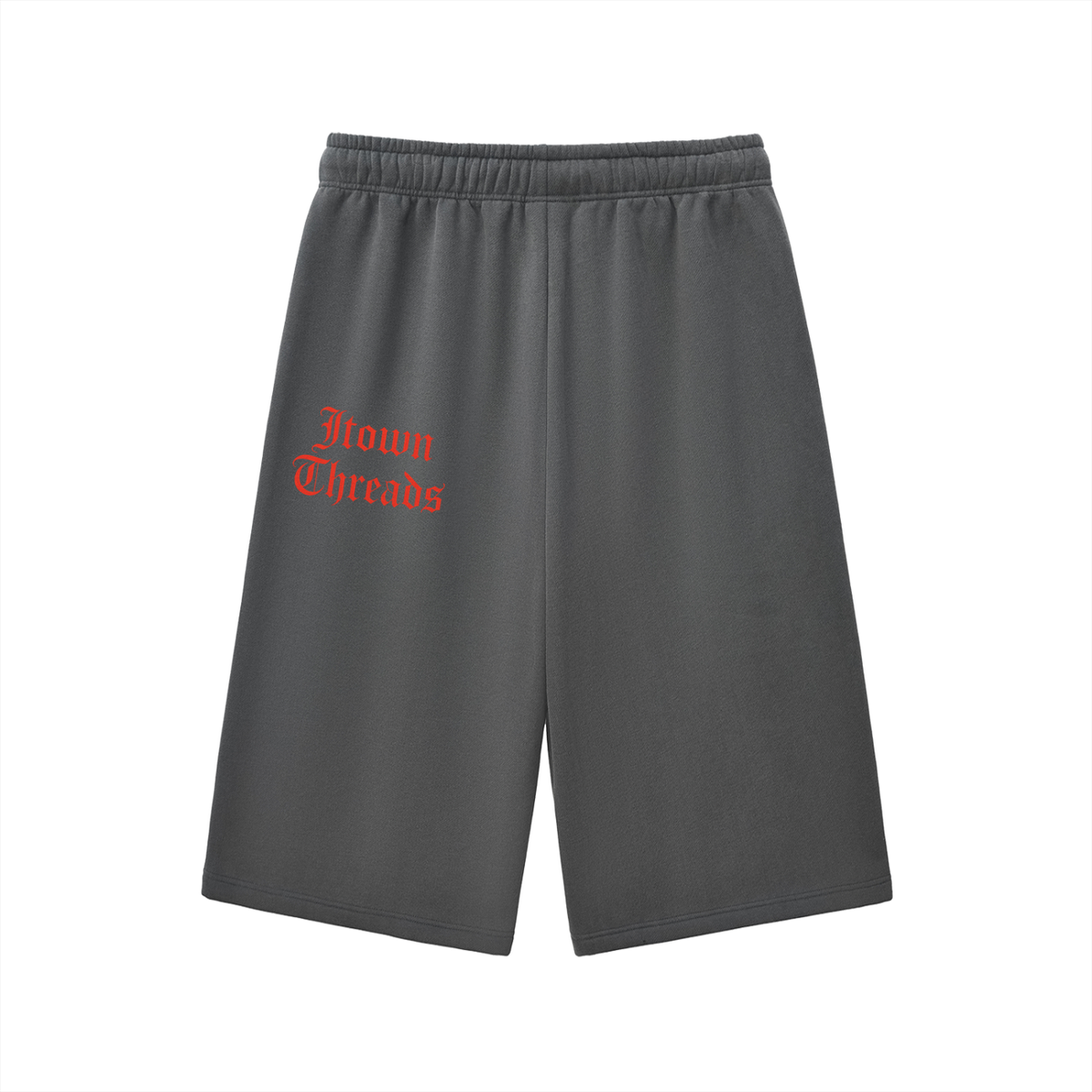 Relaxed Drawstring Three-quarter Sweatpants