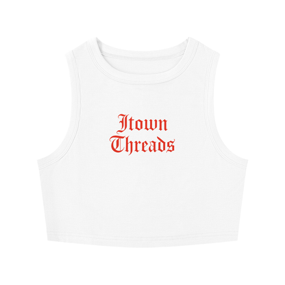 Women's Tight Crewneck Crop Tank Top