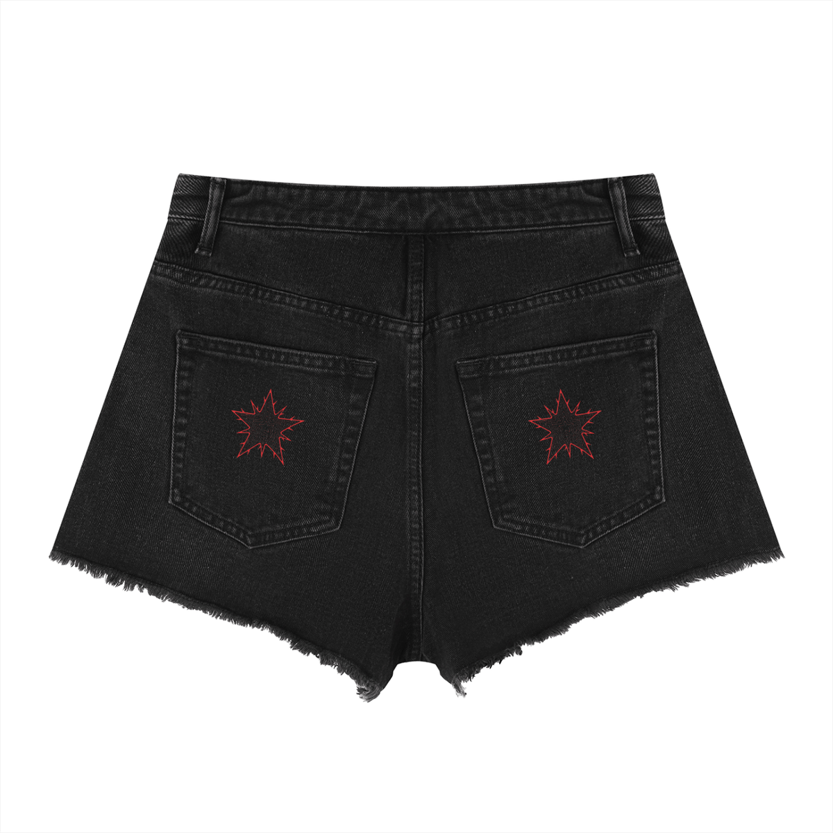 Women’s Vintage Wash High Rise Denim Shorts