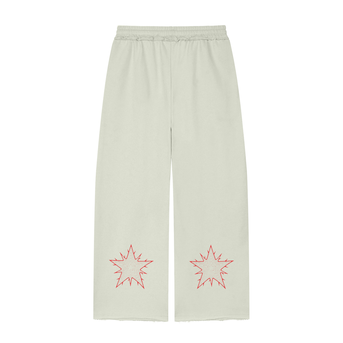 Women’s Wide Leg Raw Edge Sweatpants