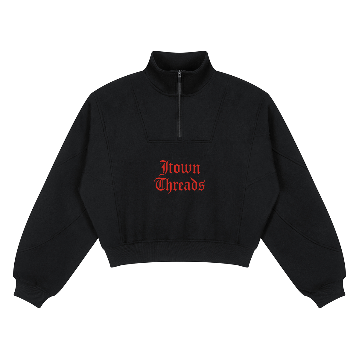 Women’s Loose Fleece Quarter-Zip Sweatshirt