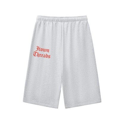Relaxed Drawstring Three-quarter Sweatpants